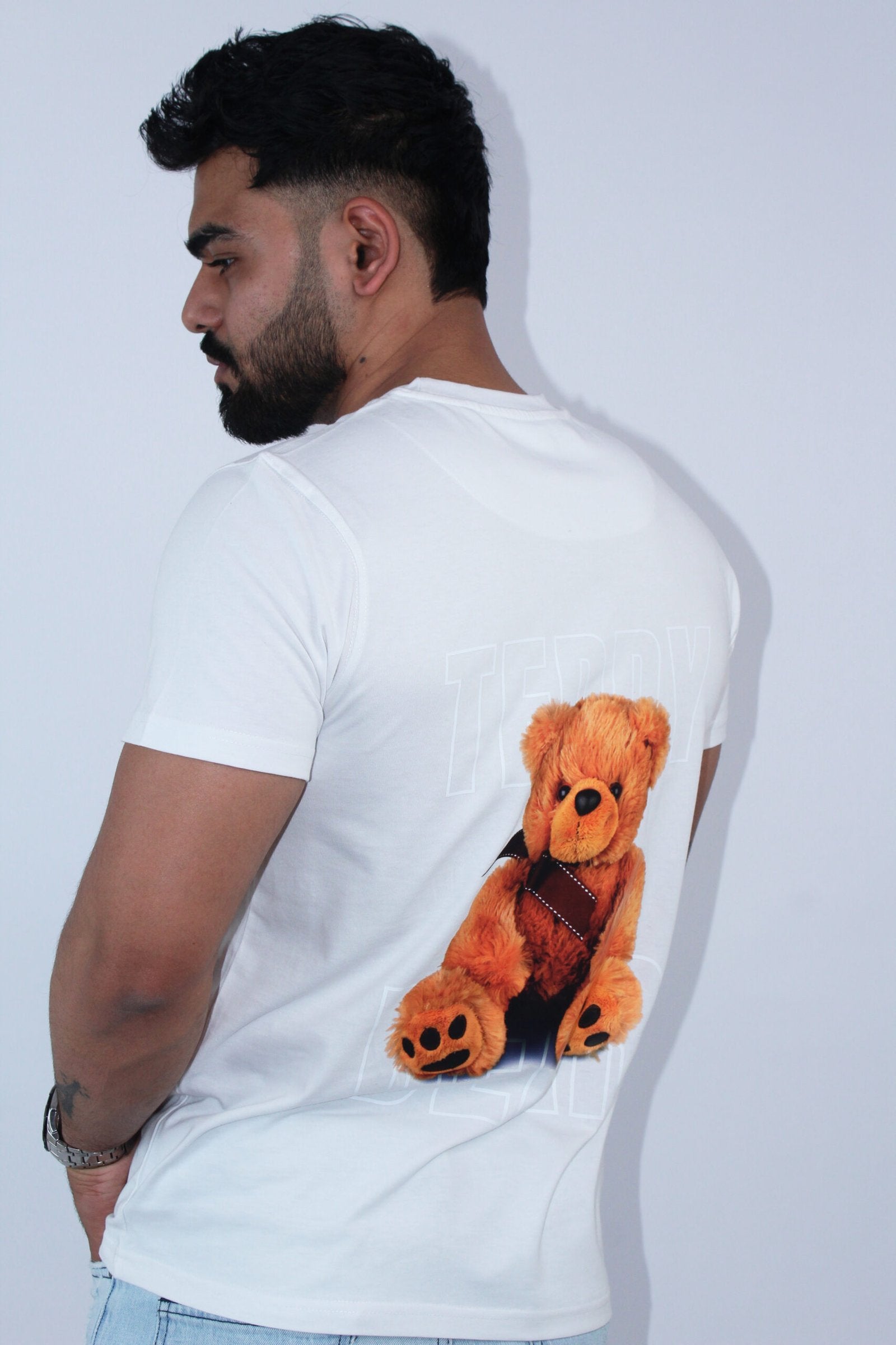 Slim White Regular Fit t-Shirt - Calywer