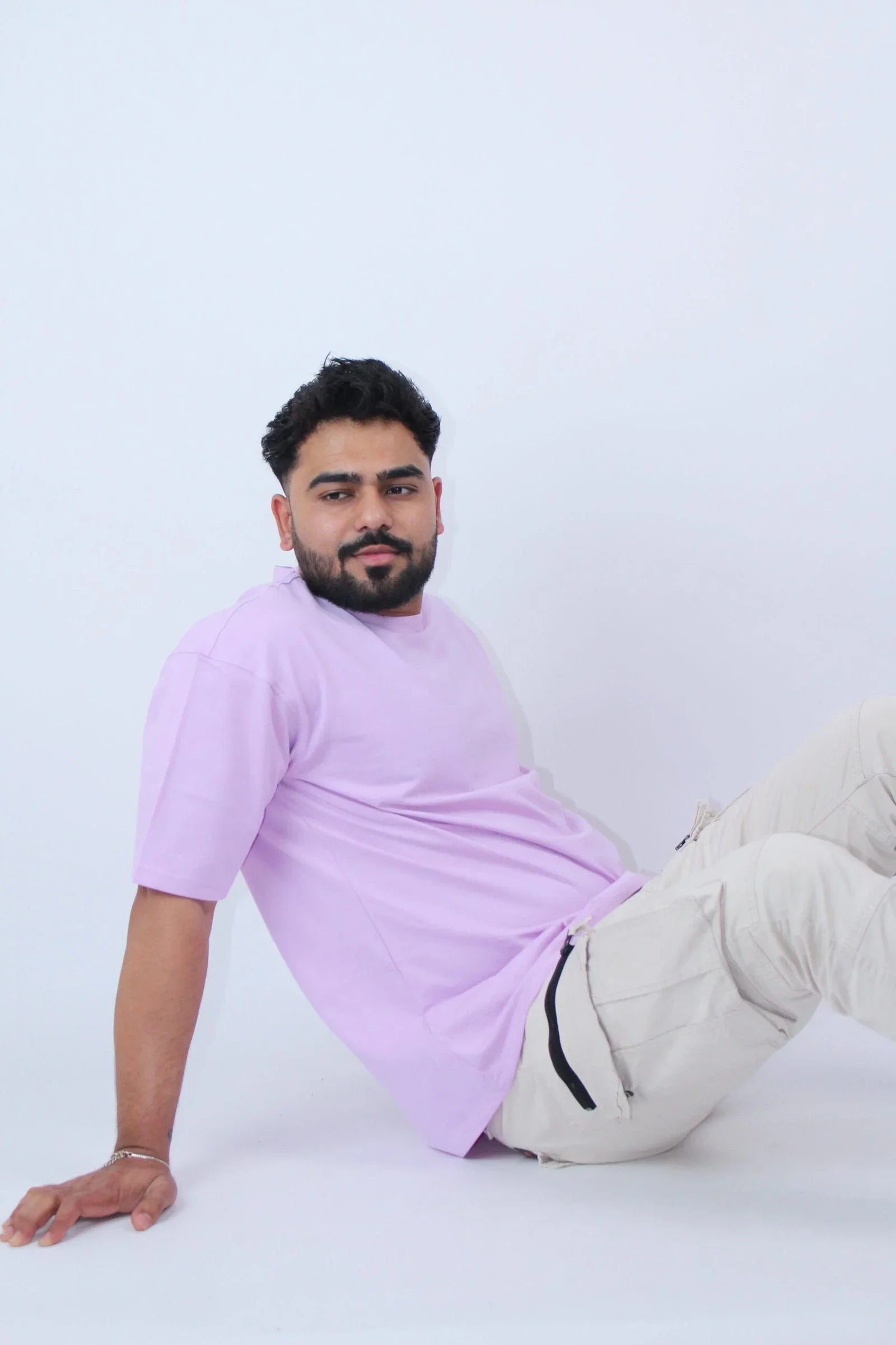 Oversized Fit Lavender T-shirt - Calywer