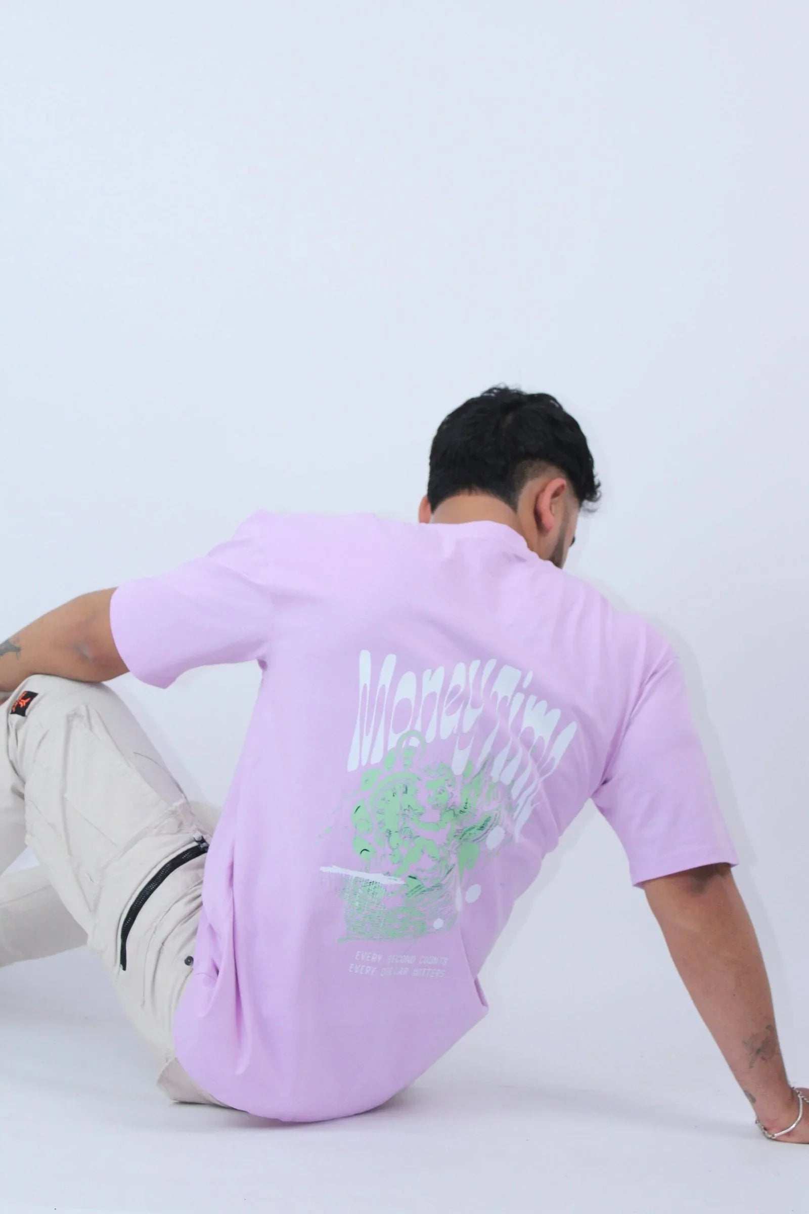 Oversized Fit Lavender T-shirt - Calywer