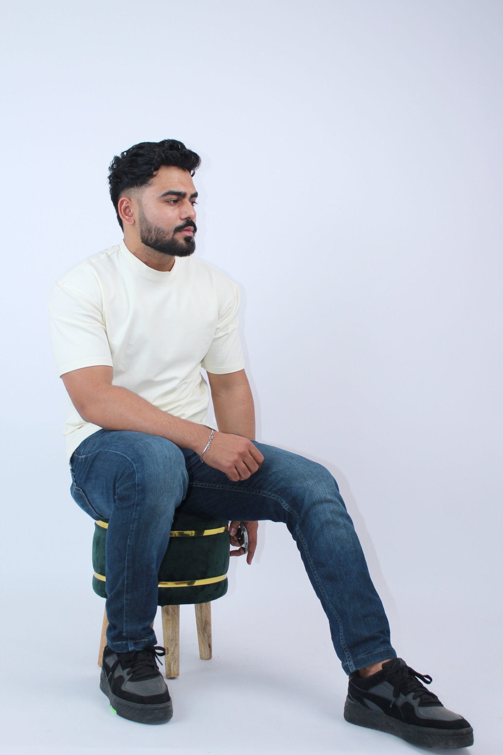 Oversized Breathable OFF-White T-Shirt - Calywer