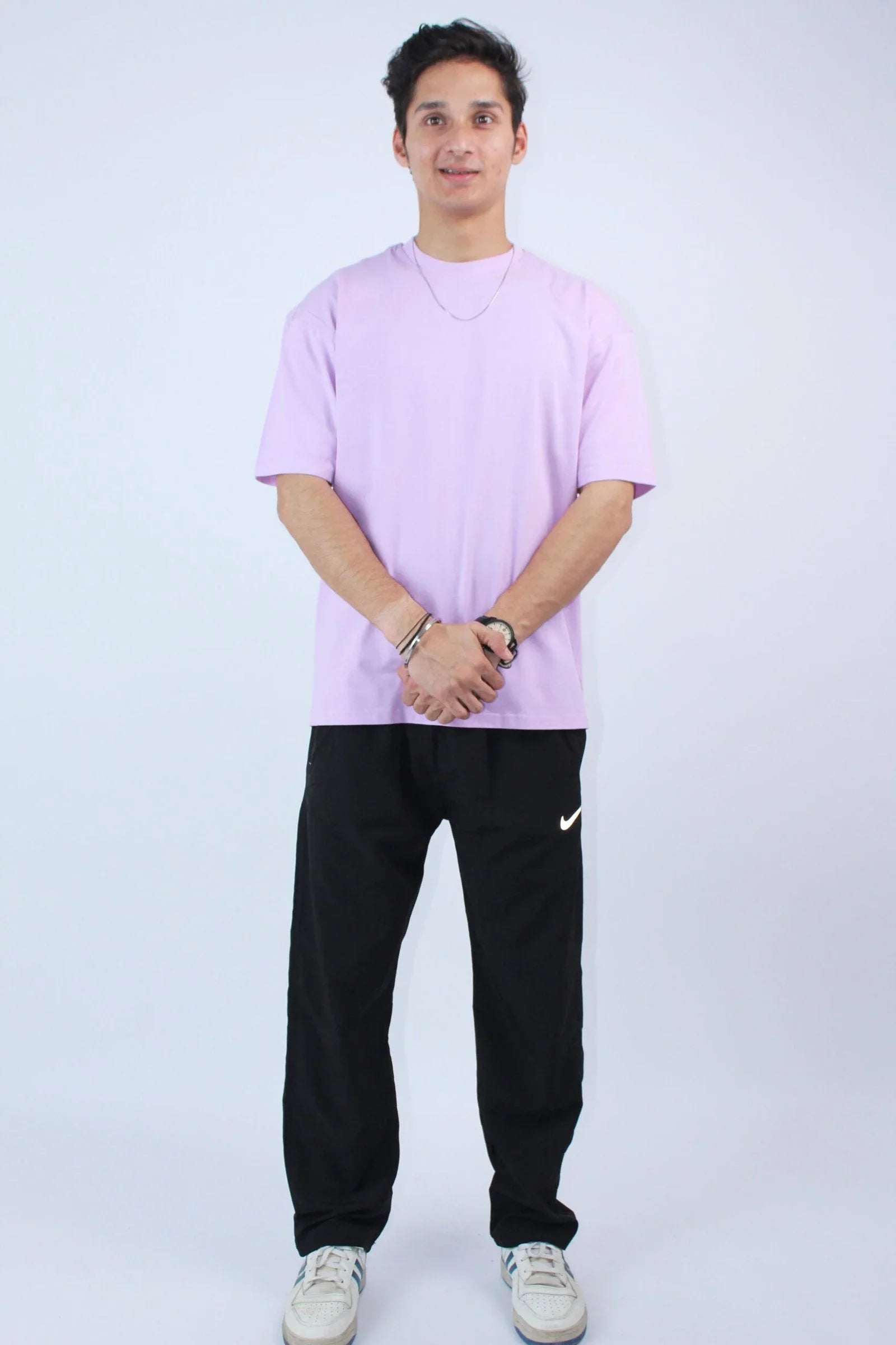 Printed Oversized 2-Way Fit T-shirt - Calywer