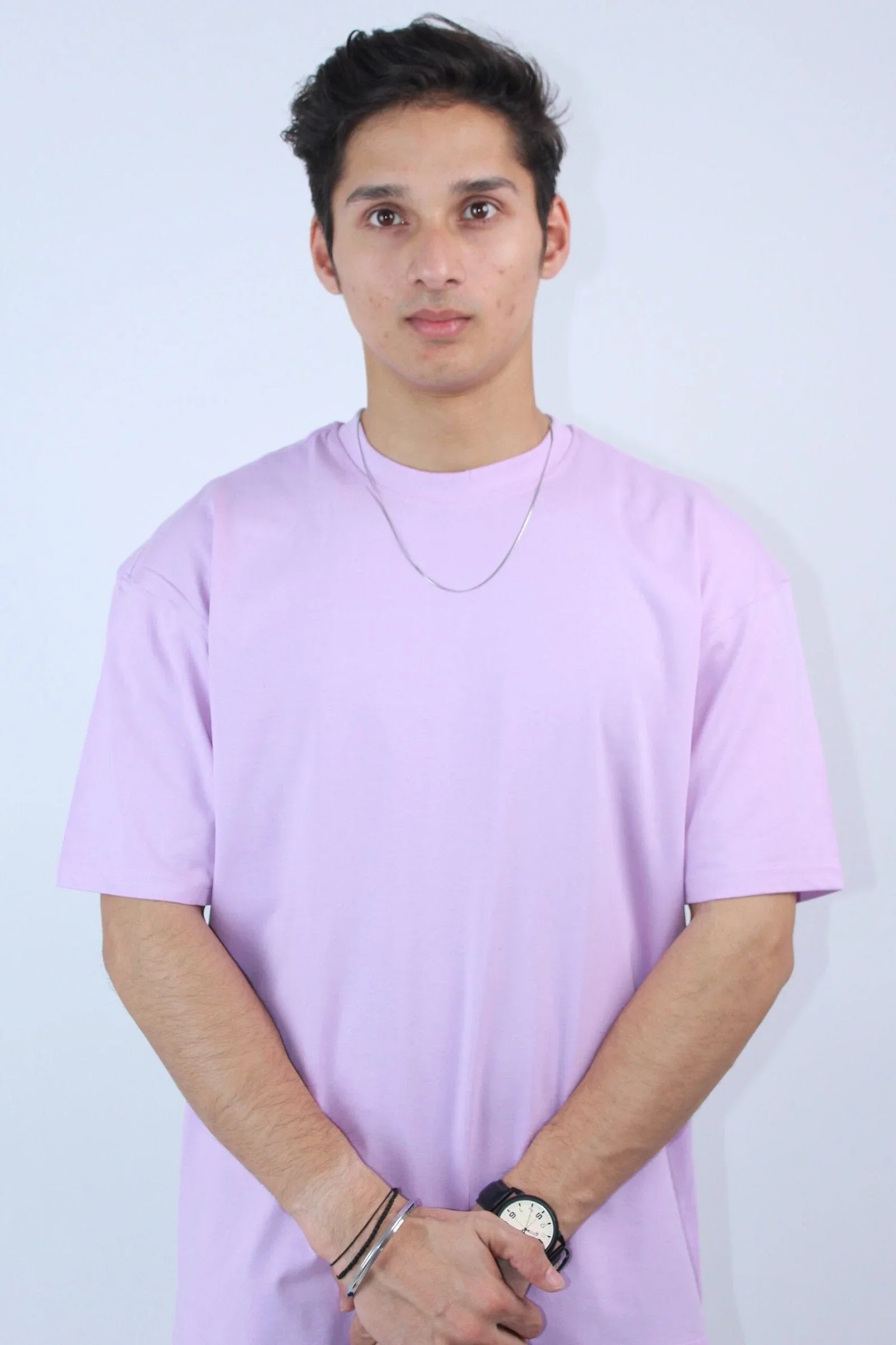 Printed Oversized 2-Way Fit T-shirt - Calywer