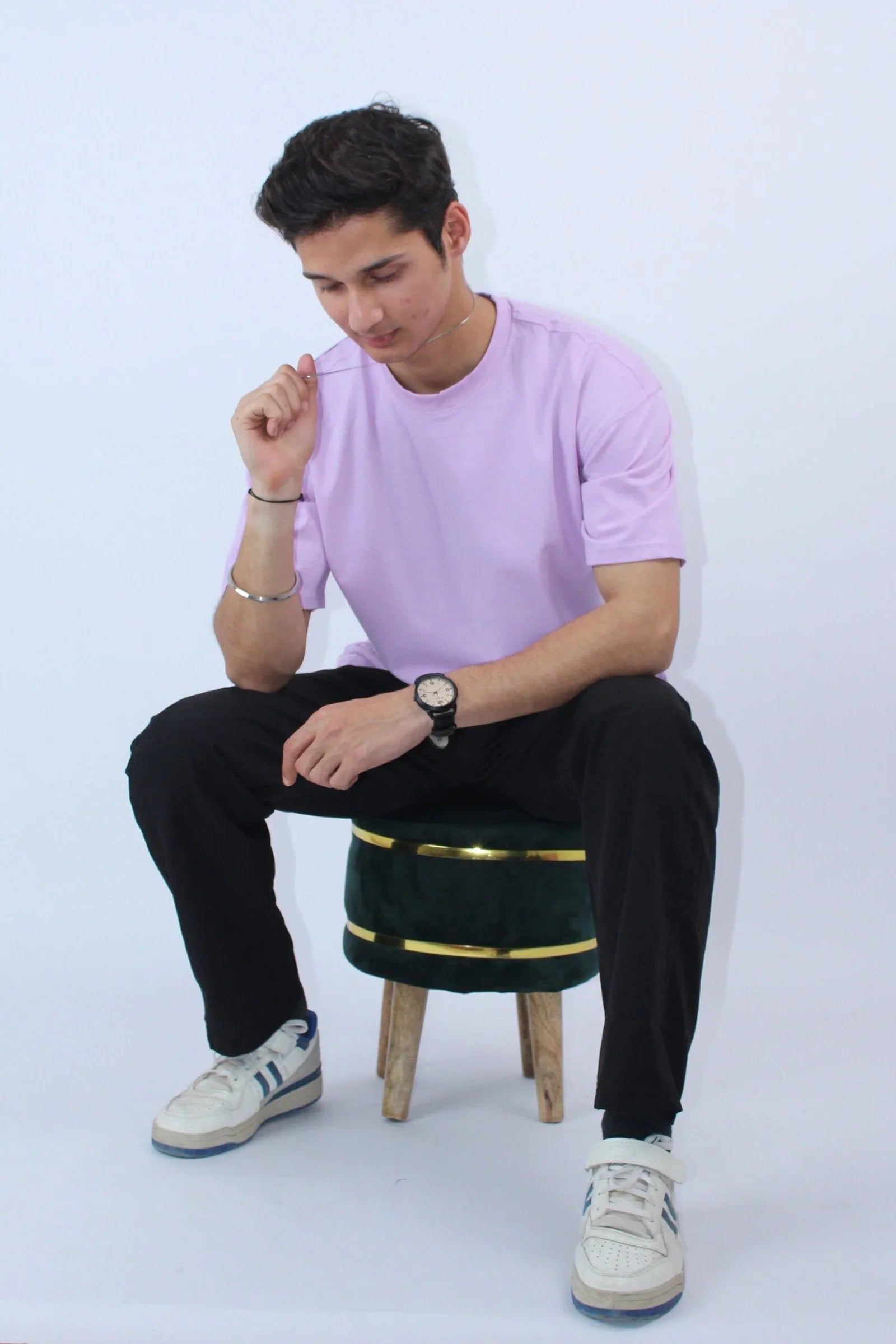 Printed Oversized 2-Way Fit T-shirt - Calywer