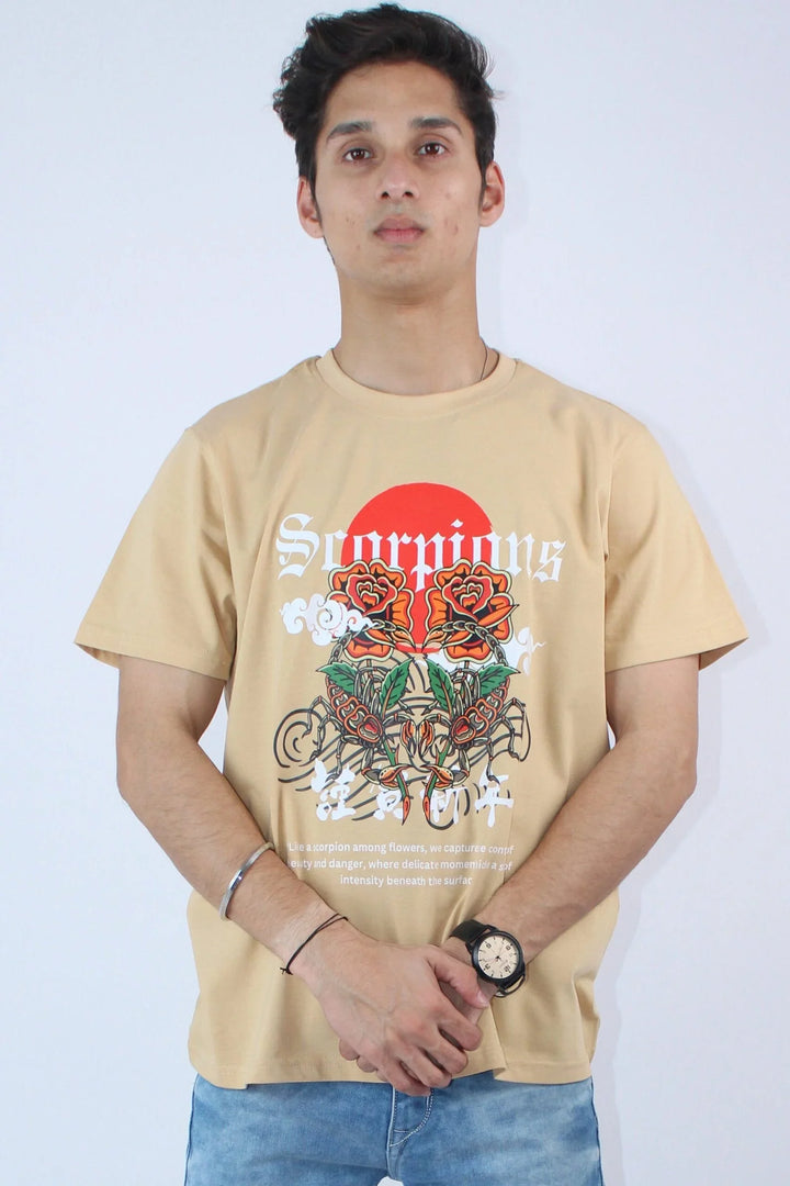 Men's Printed Regular Fit T-shirt My Store