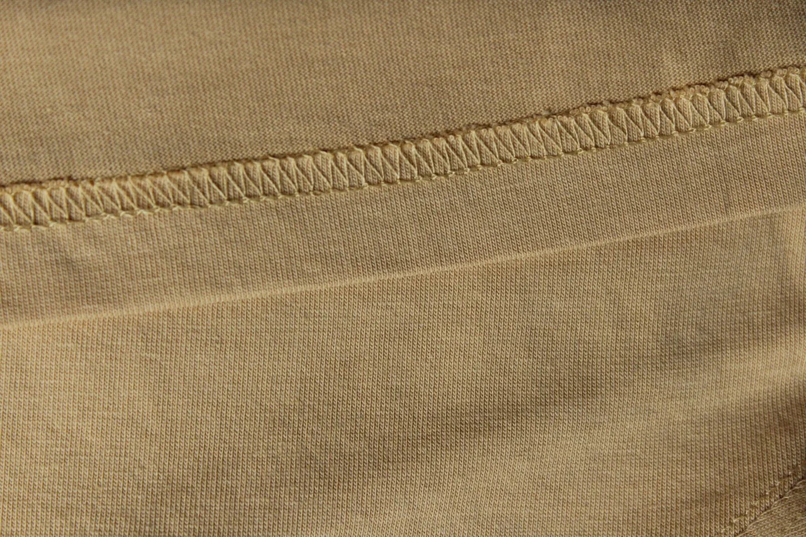 Printed Crew Neck Beige Slim Fir T-shirt - Calywer