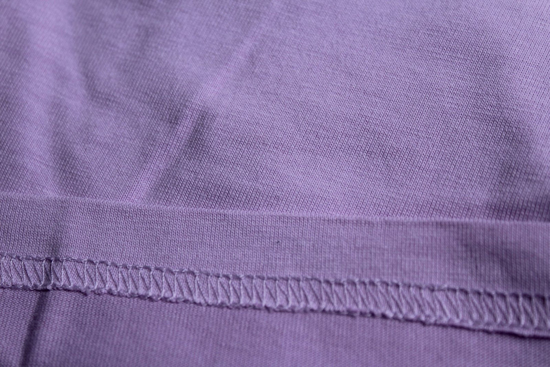 Printed Oversized Fit Lavender T-Shirt My Store