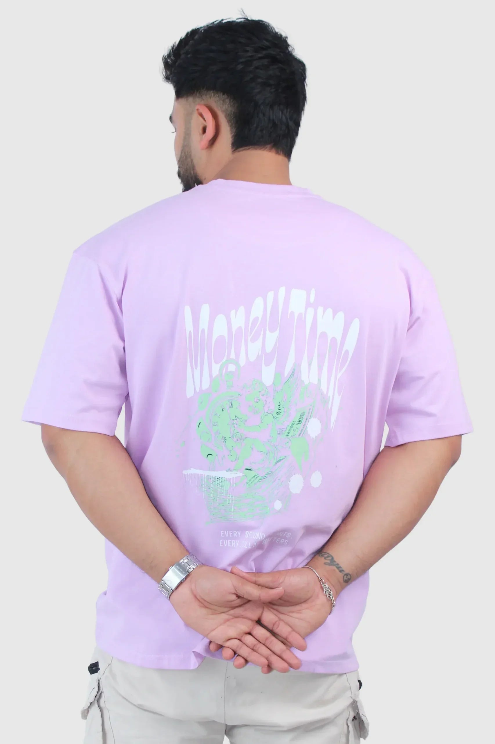 Oversized Fit Lavender T-shirt - Calywer