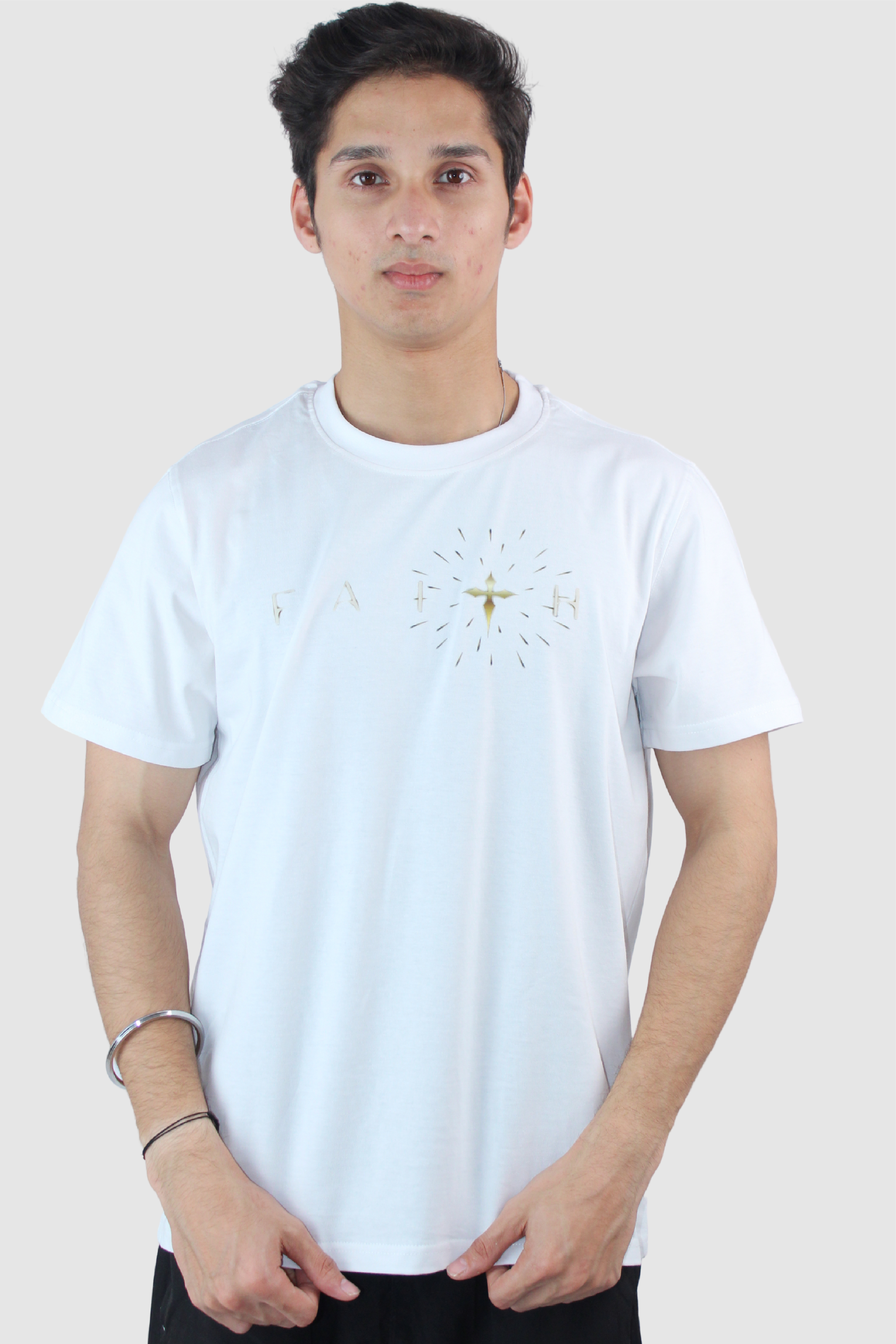 slim fit 100% cotton t shirt for men