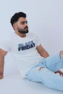 Slim Regular Fit Printed White T-Shirt
