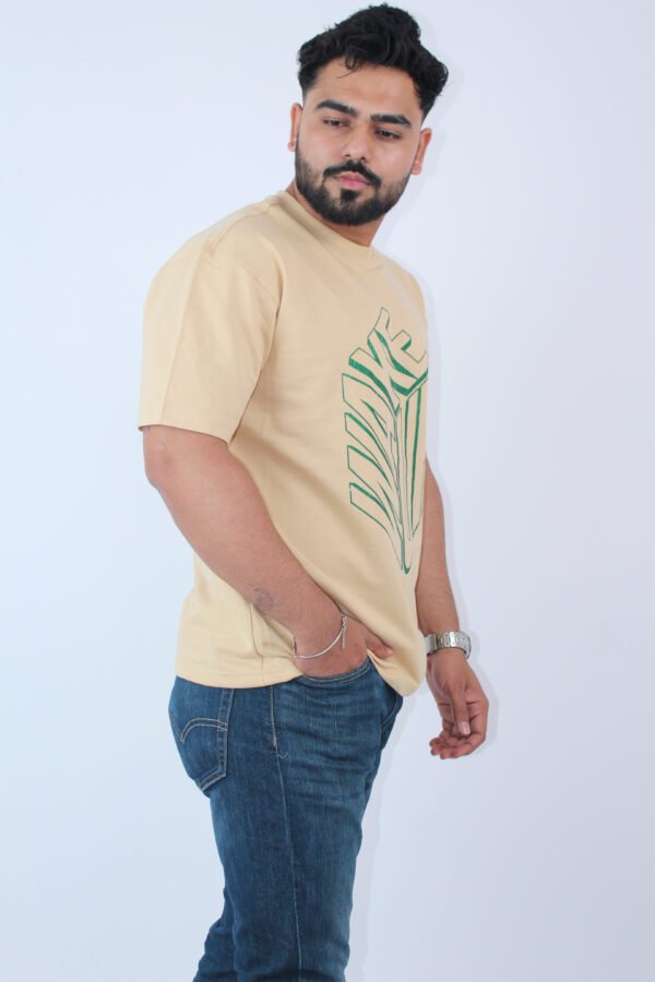 Printed Oversized Crew Neck T-Shirt - Image 2