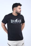 Slim Regular Fit Solid Black T-Shirt