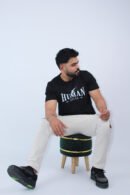 Slim Regular Fit Solid Black T-Shirt