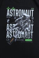 Men's Oversized Solid Black T-Shirt