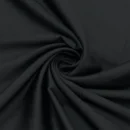 Oversized Slim Fit 4-Way Stretch Black T-Shirt